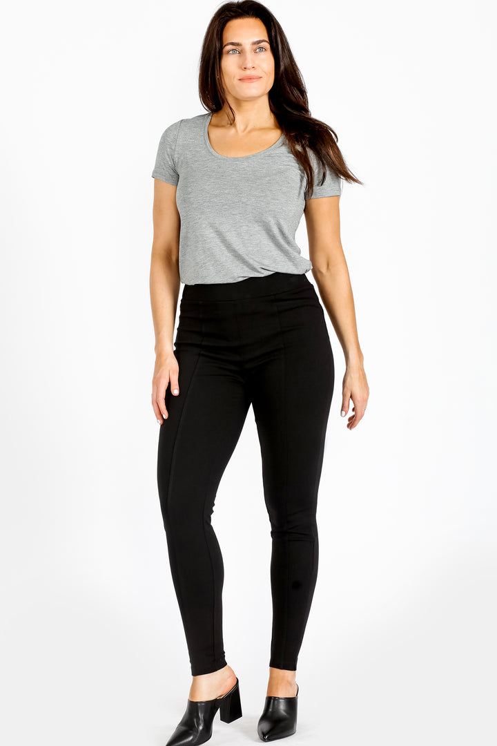 Bella Slim-Her Seam Front Pull-On Leggings - INTROclothing