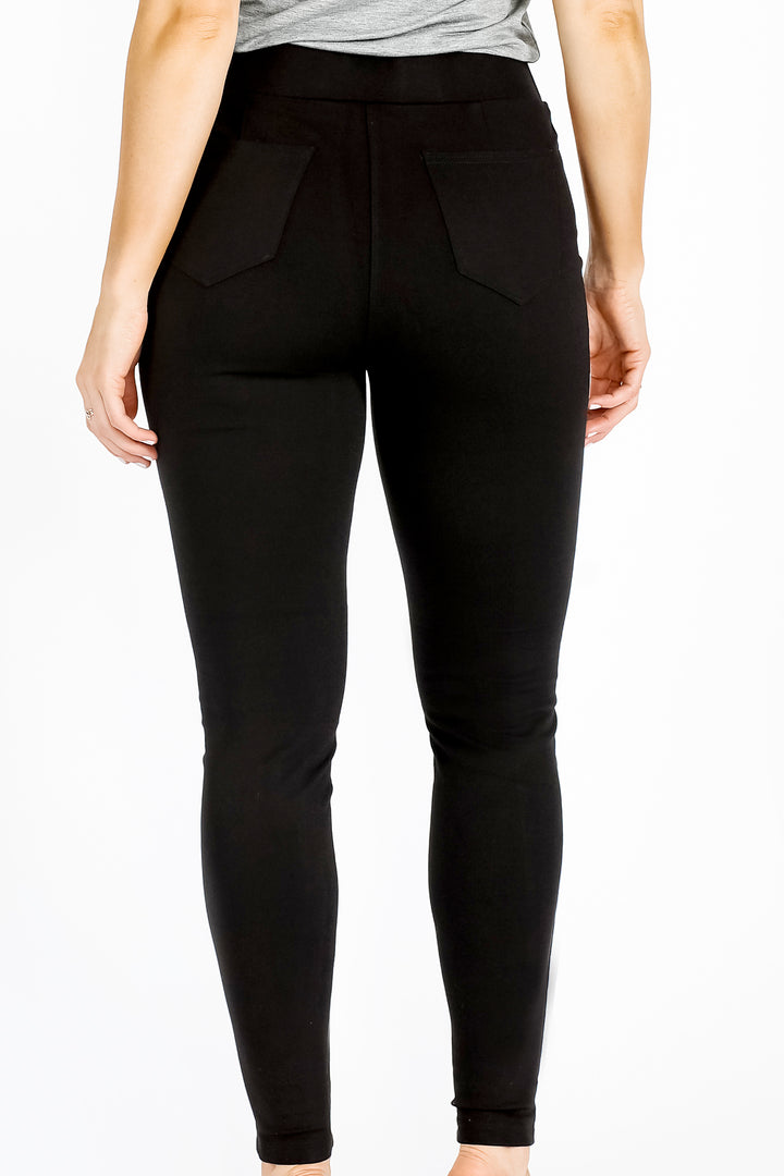 Bella Slim-Her Seam Front Pull-On Leggings - INTROclothing