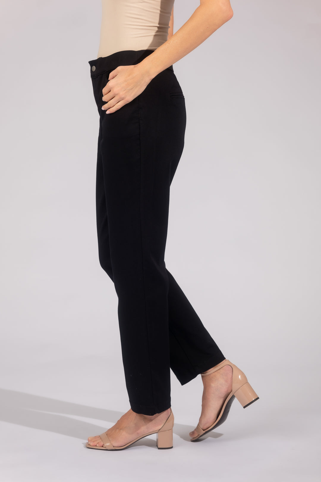 Rose Tummy Control Ankle Pants