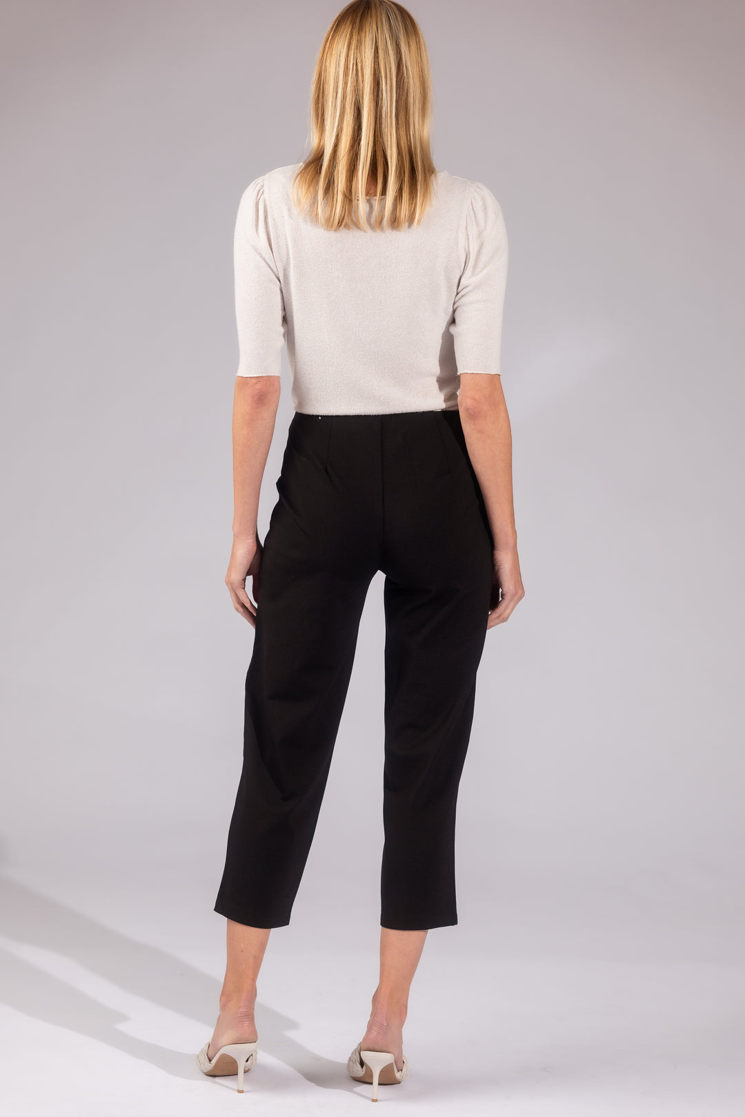 Laura Stretch Ponte Slim Straight Pants