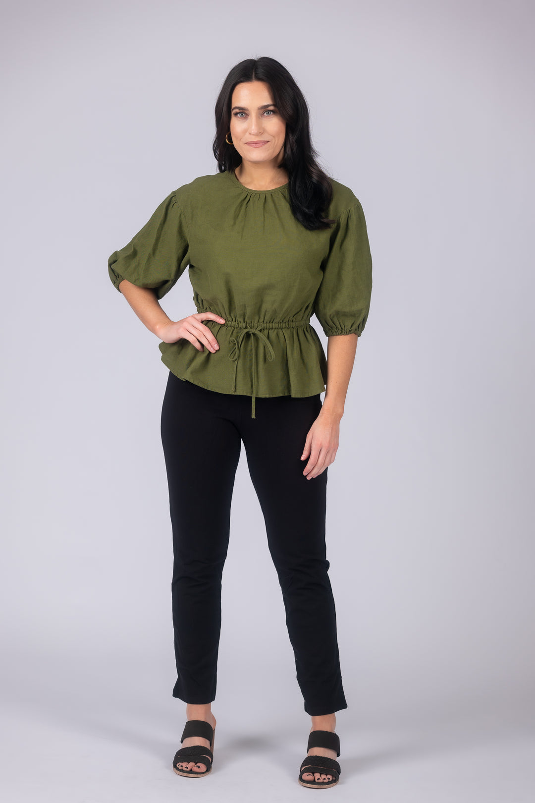 Teri Love the Fit Straight Leg Knit Tummy Control Pull-On Pants