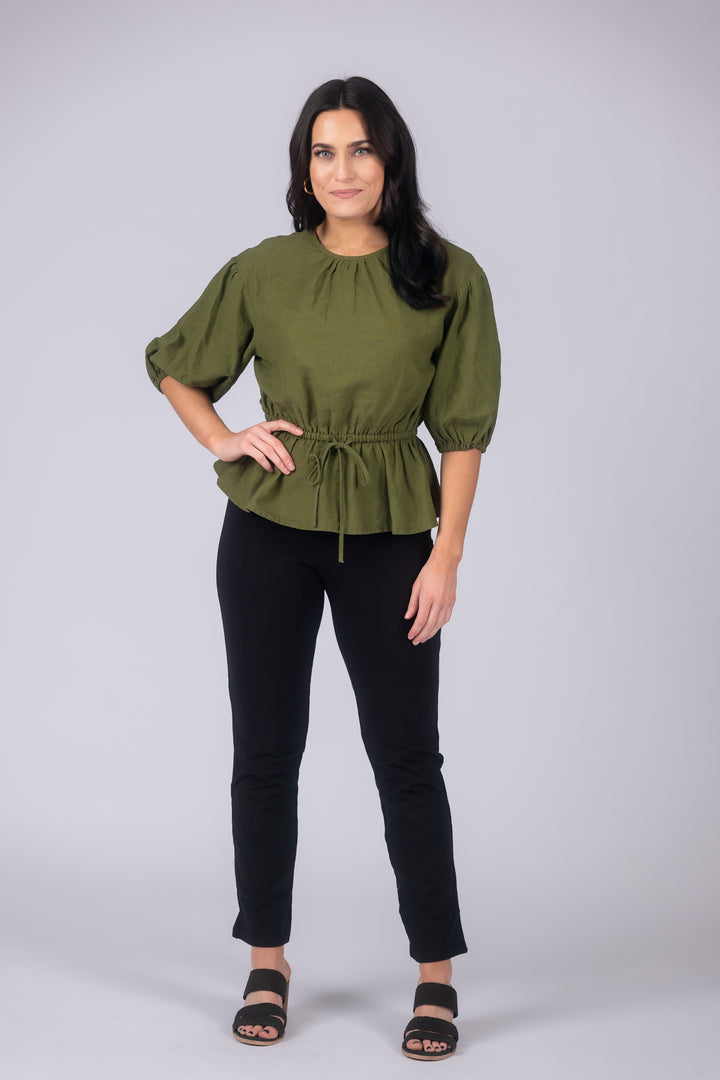 Teri Love the Fit Straight Leg Knit Tummy Control Pull-On Pants