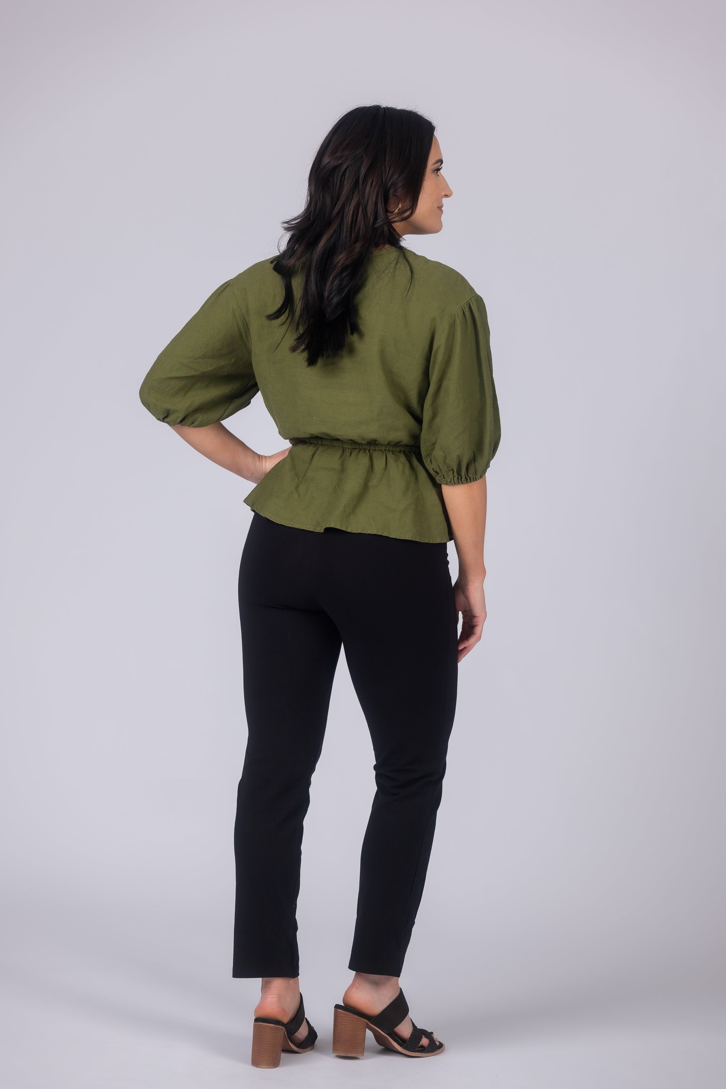 Teri Love the Fit Straight Leg Knit Tummy Control Pull On Pants Intro Clothing