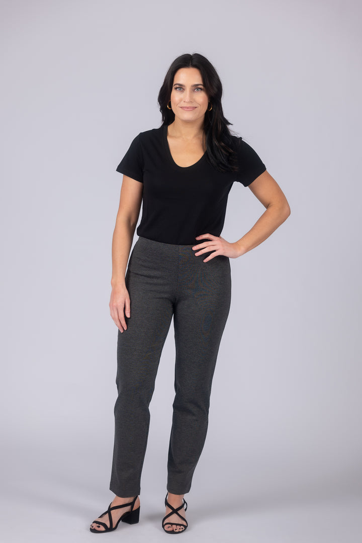 Laura Double Knit Straight Leg Pant
