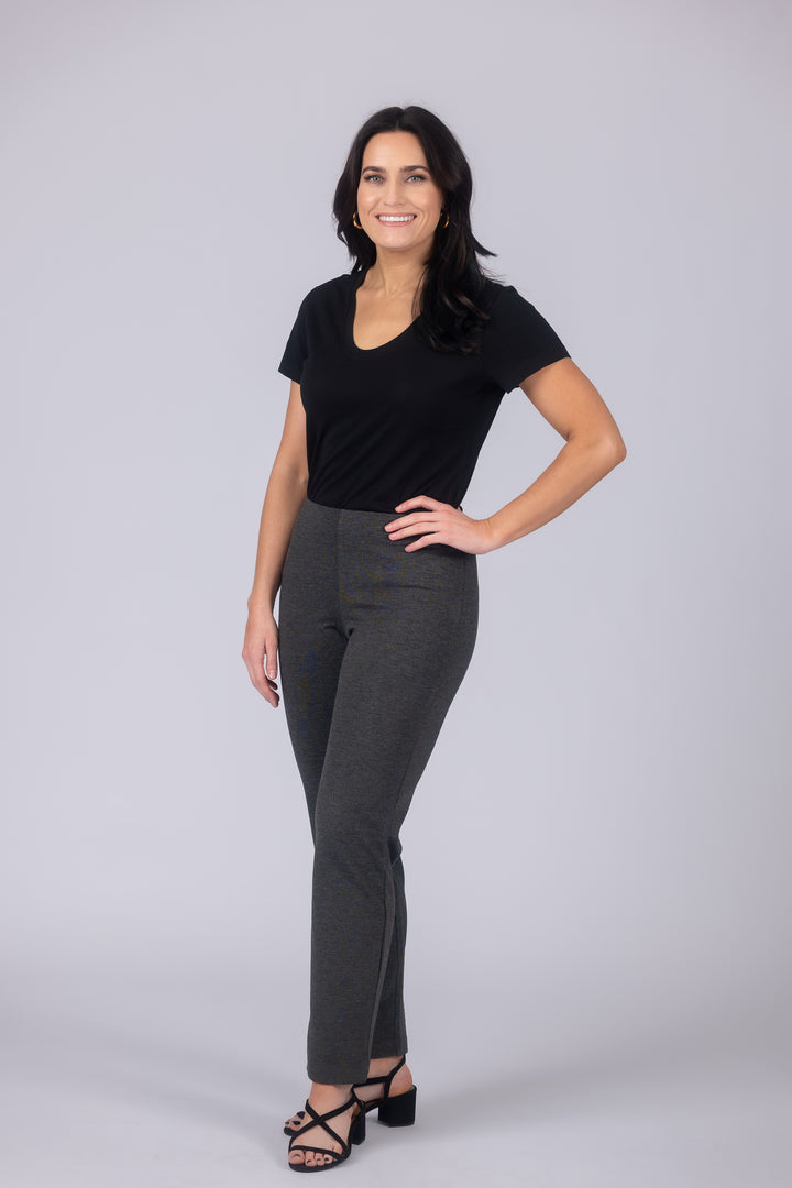 Laura Double Knit Straight Leg Pant