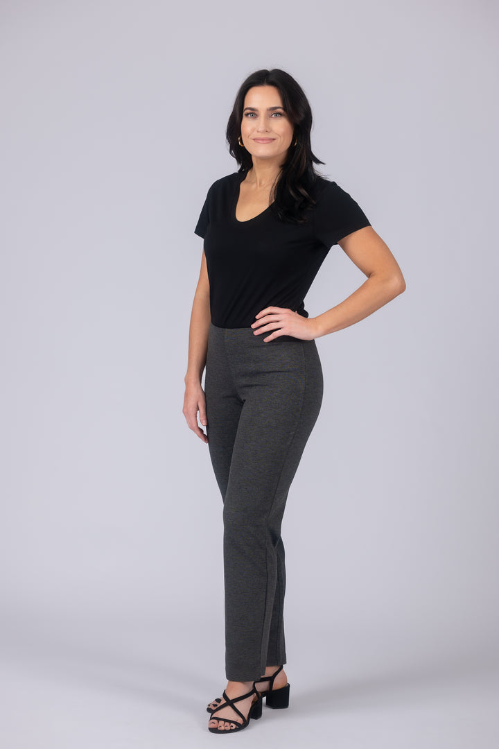 Laura Double Knit Straight Leg Pant