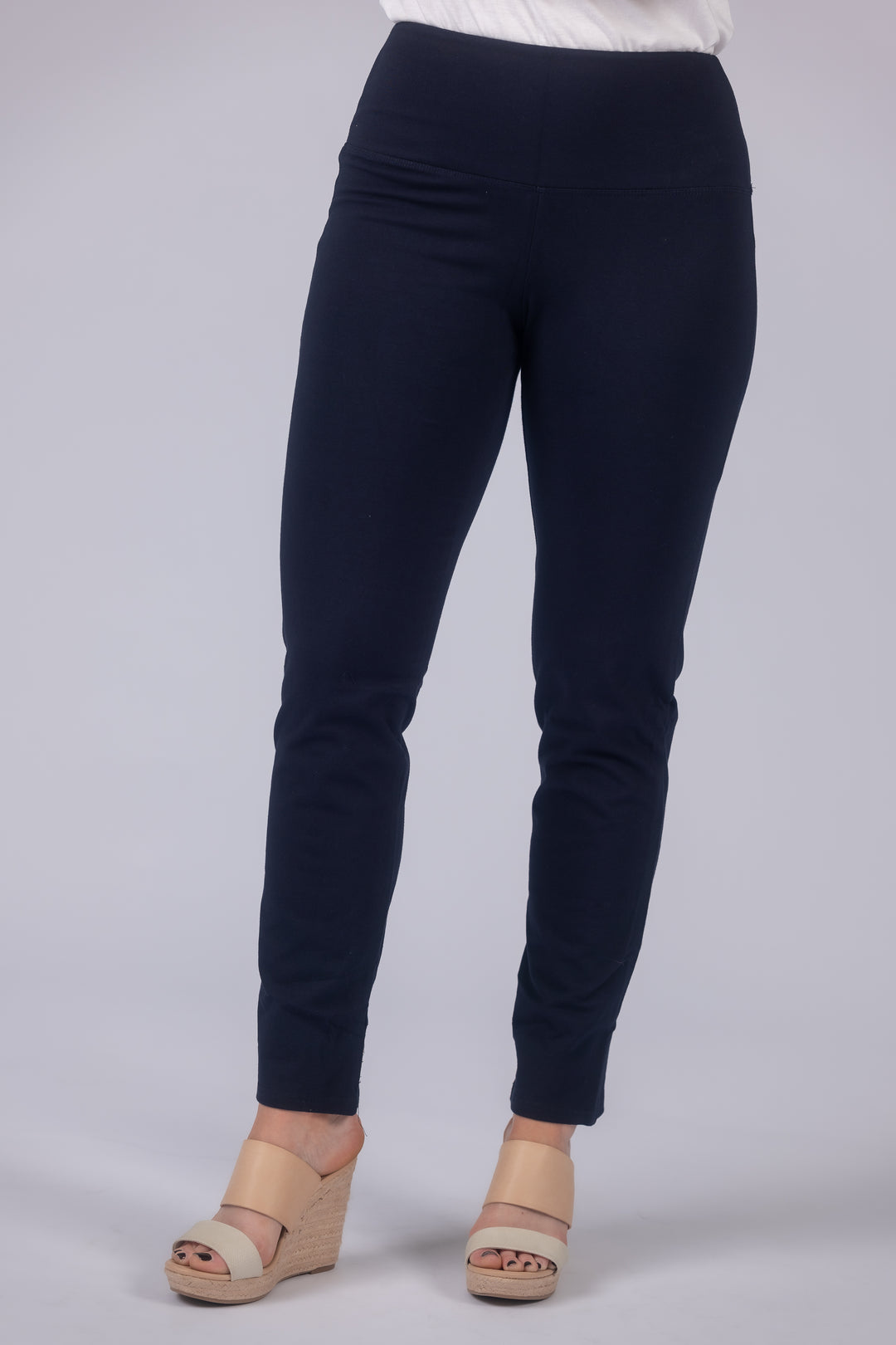 Teri Love the Fit Straight Leg Knit Tummy Control Pull-On Pants