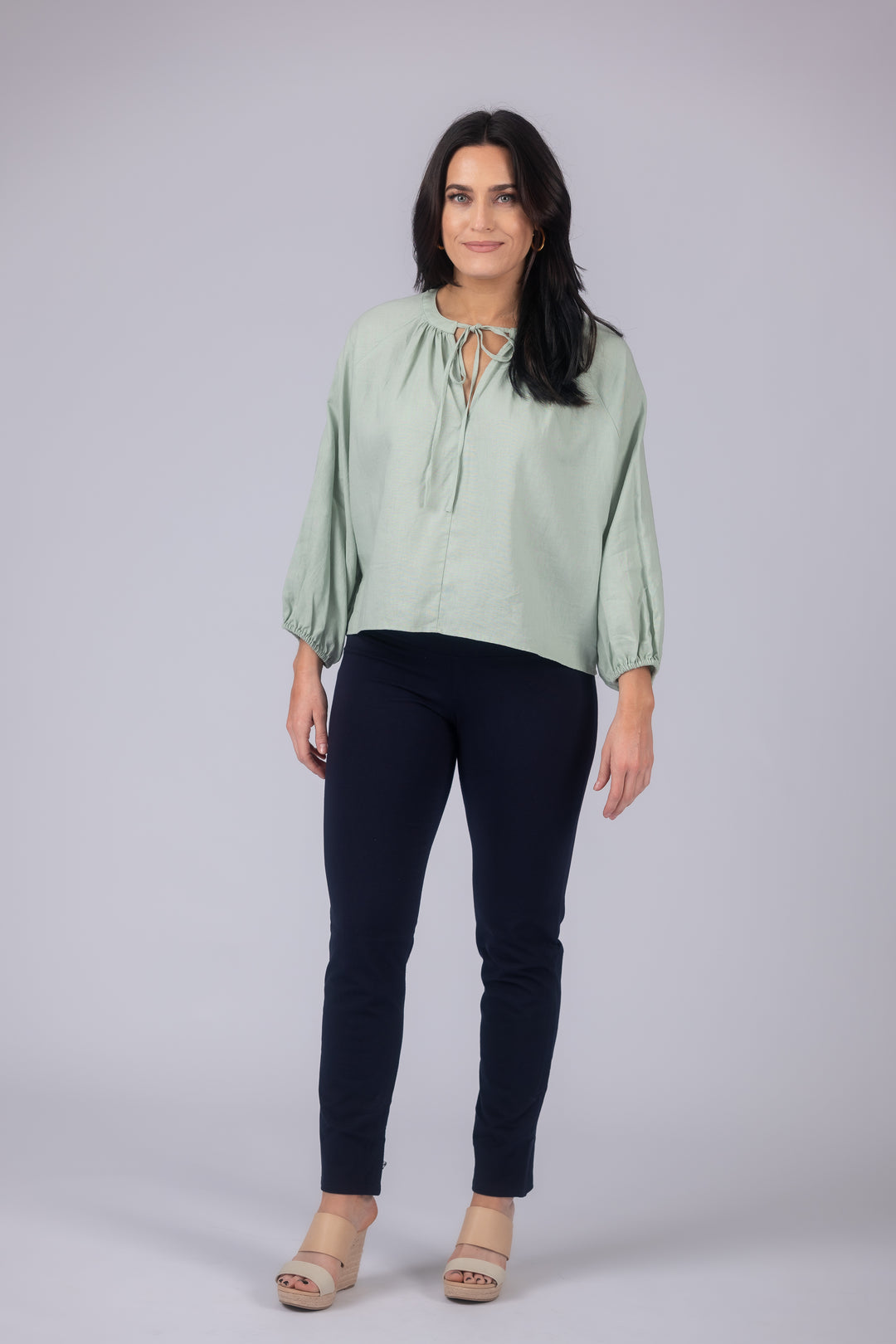 Teri Love the Fit Straight Leg Knit Tummy Control Pull-On Pants