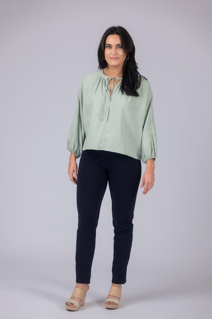 Teri Love the Fit Straight Leg Knit Tummy Control Pull-On Pants