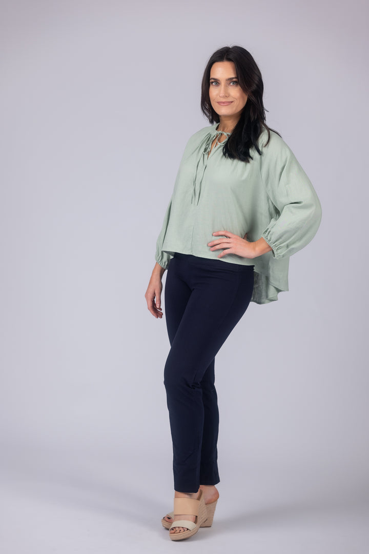 Teri Love the Fit Straight Leg Knit Tummy Control Pull-On Pants
