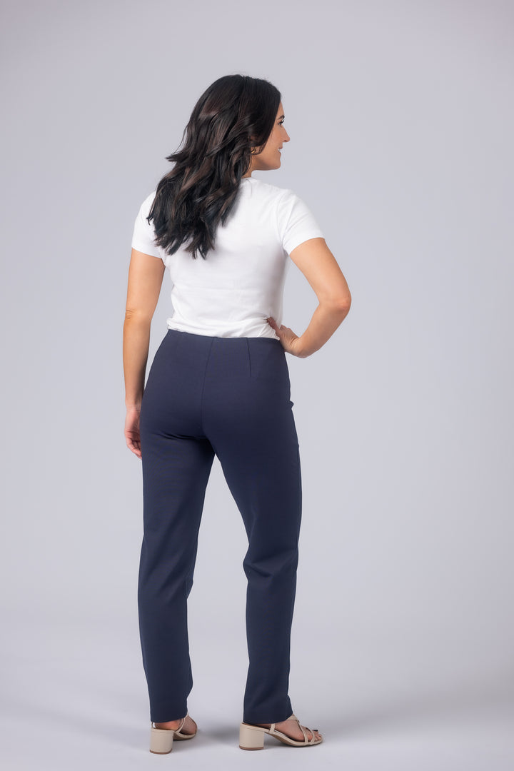 Laura Double Knit Straight Leg Pant