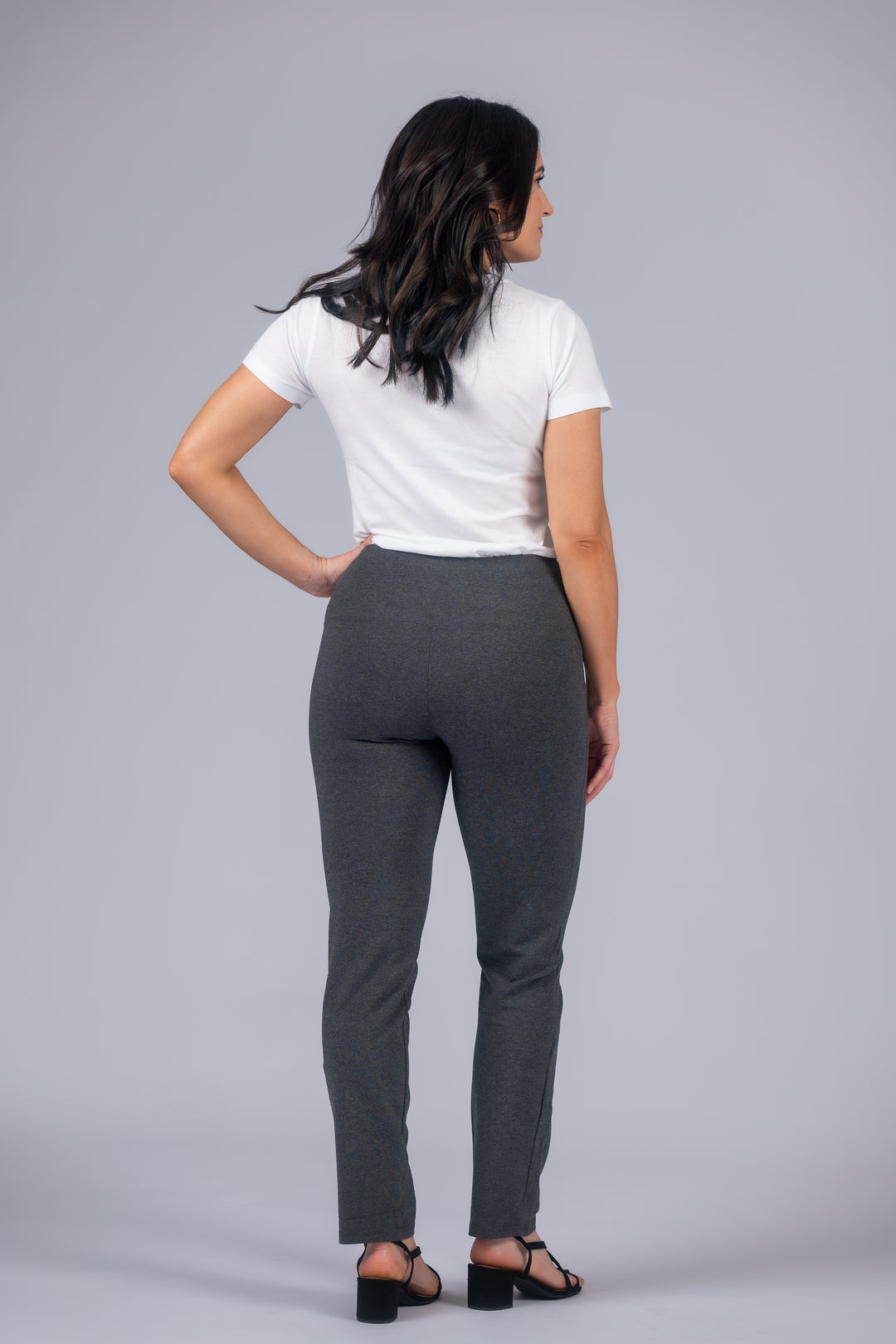 Teri Love the Fit Straight Leg Knit Tummy Control Pull-On Pants