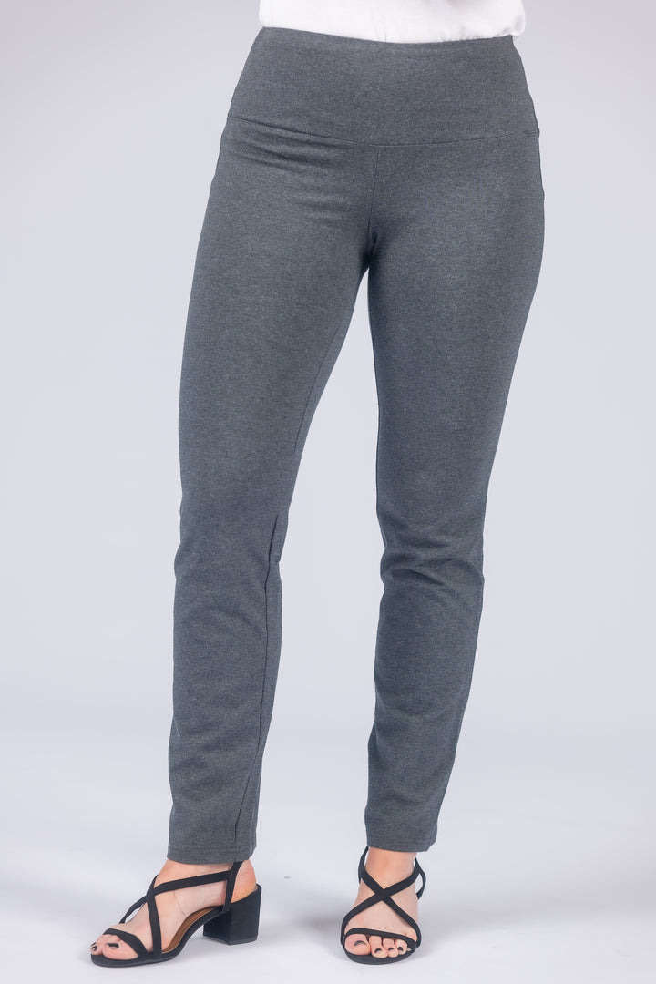 Teri Love the Fit Straight Leg Knit Tummy Control Pull-On Pants