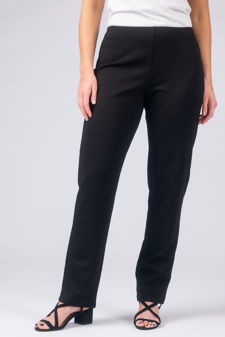 Laura Double Knit Straight Leg Pant
