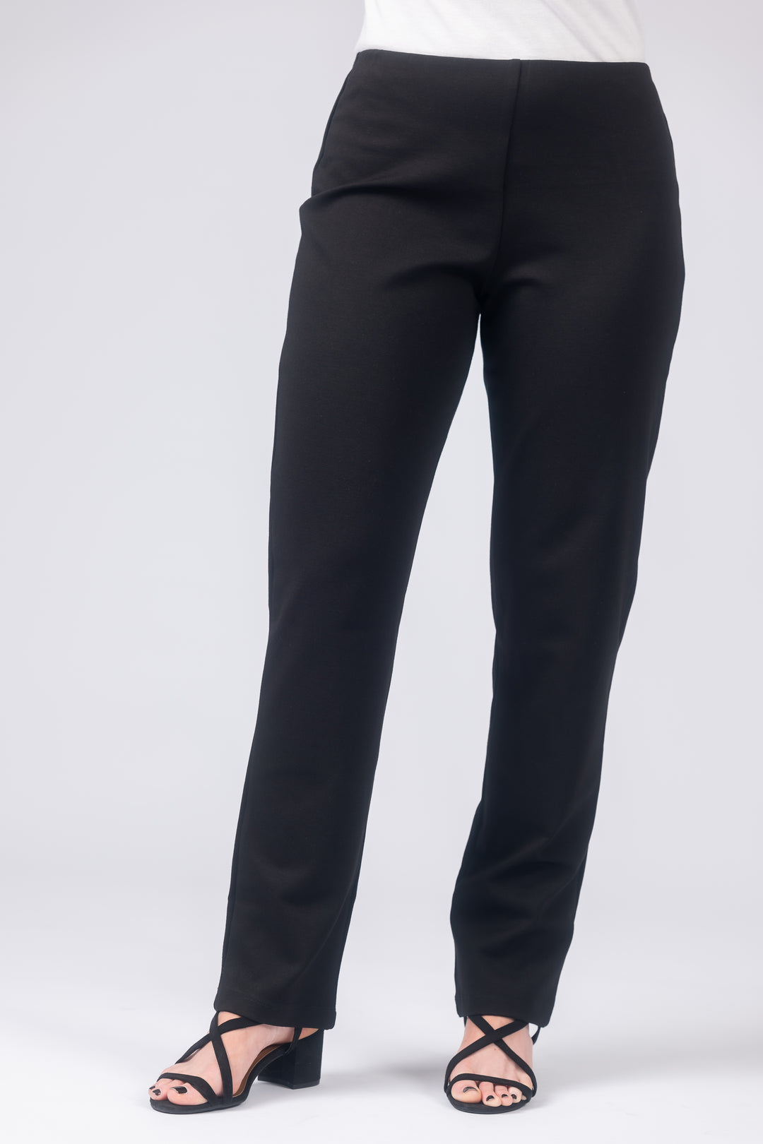 Laura Double Knit Straight Leg Pant