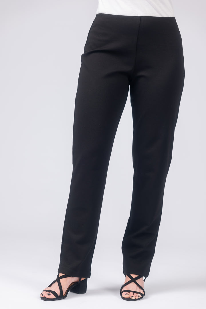Laura Double Knit Straight Leg Pant