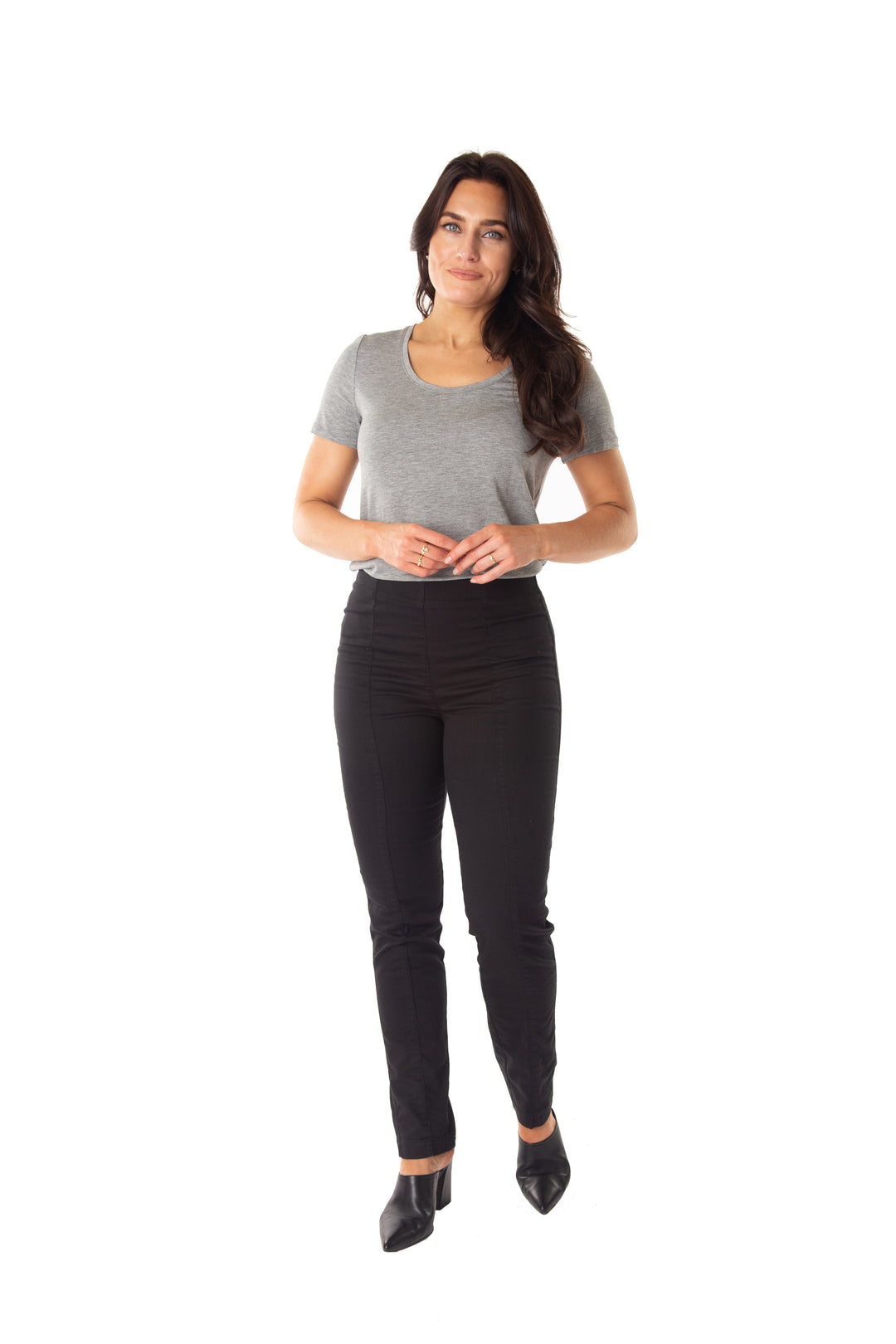 The Solid Seam Front Denim Jean - INTROclothing