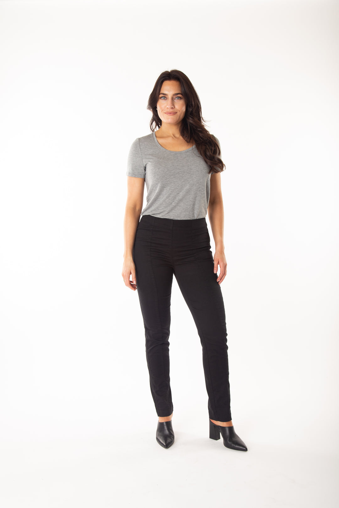 The Solid Seam Front Denim Jean - INTROclothing