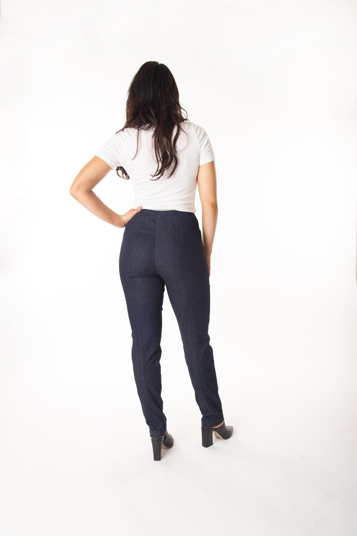 The Solid Seam Front Denim Jean Curve - INTROclothing